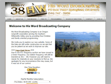 Tablet Screenshot of hiswordbroadcasting.org